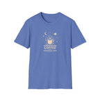 Powered by coffee and hope retro latte T-Shirt