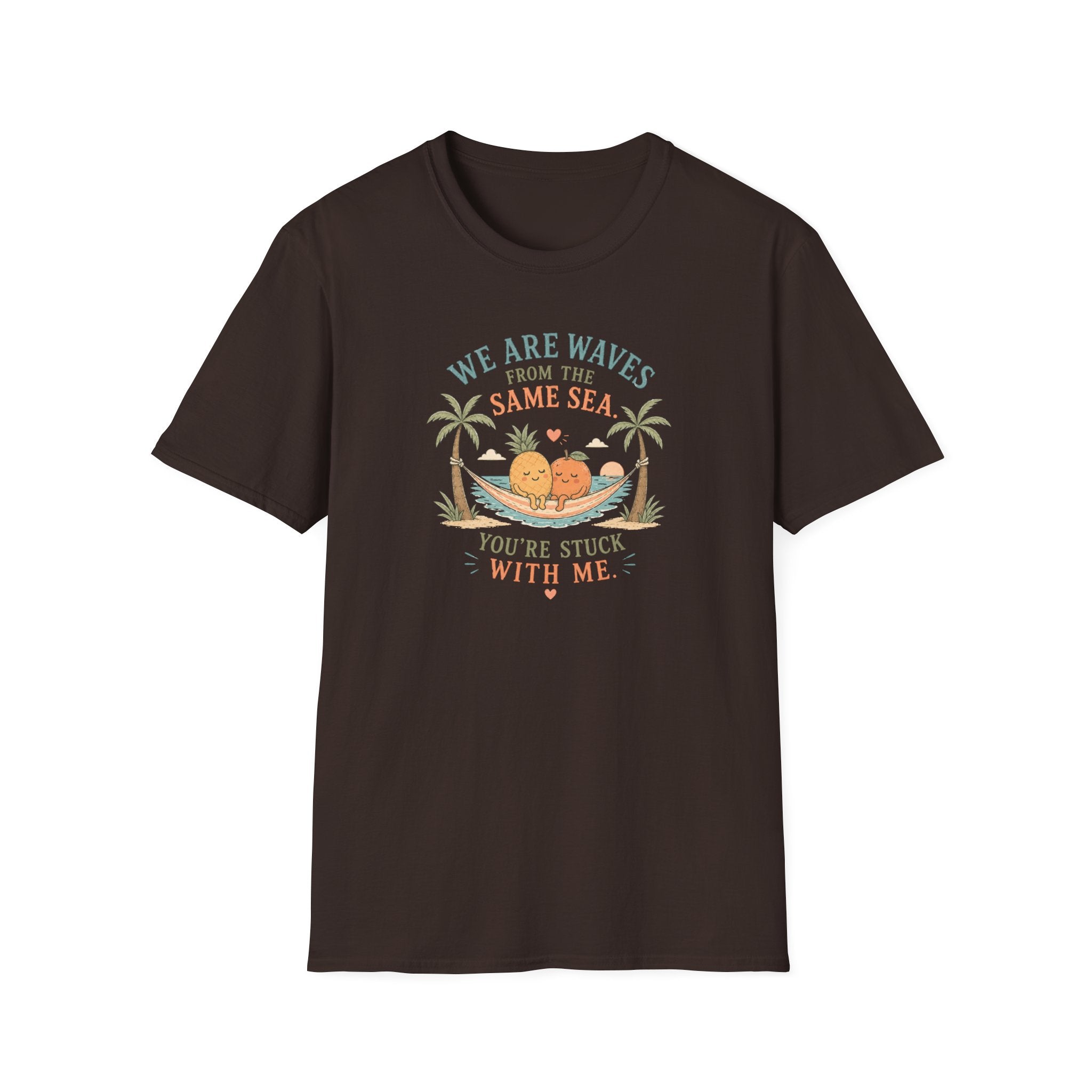 We are Waves from the Same Sea  Beach Hammock T-Shirt