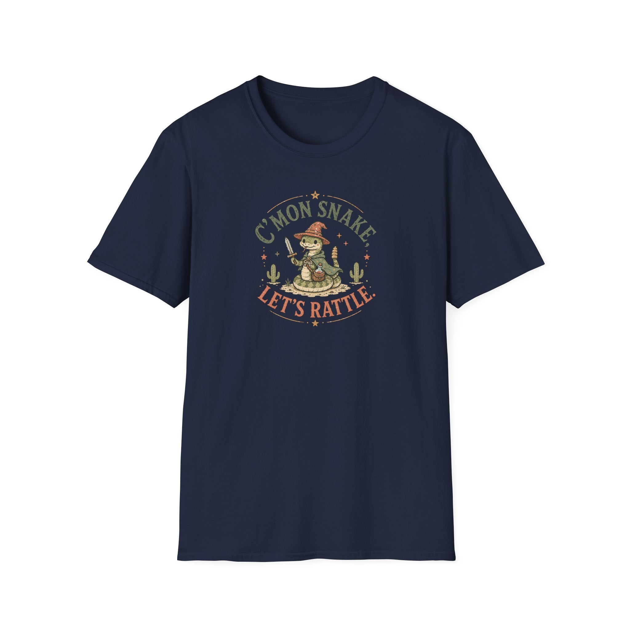 C'mon Snake Let's Rattle Gamer Snake T-Shirt