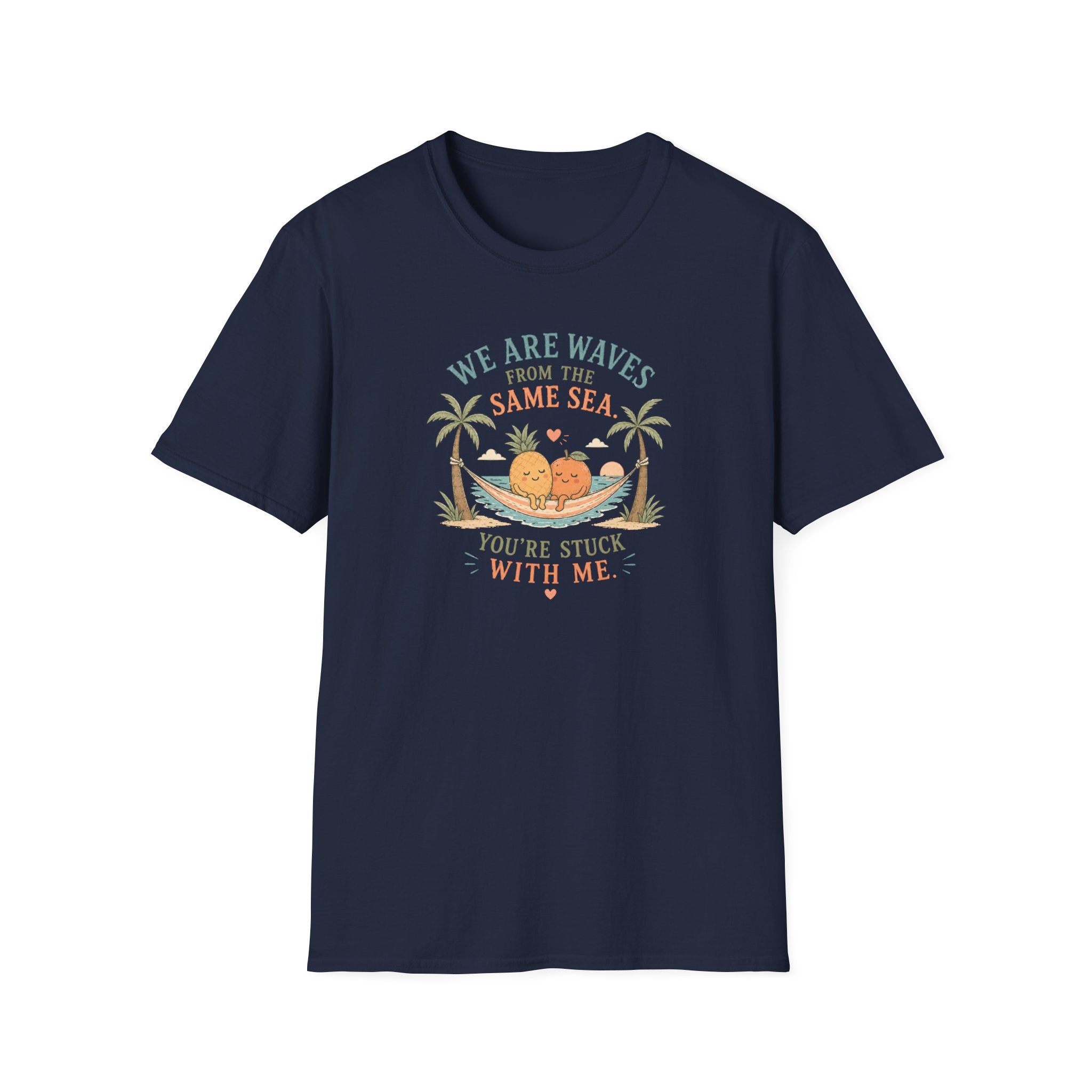 We are Waves from the Same Sea  Beach Hammock T-Shirt