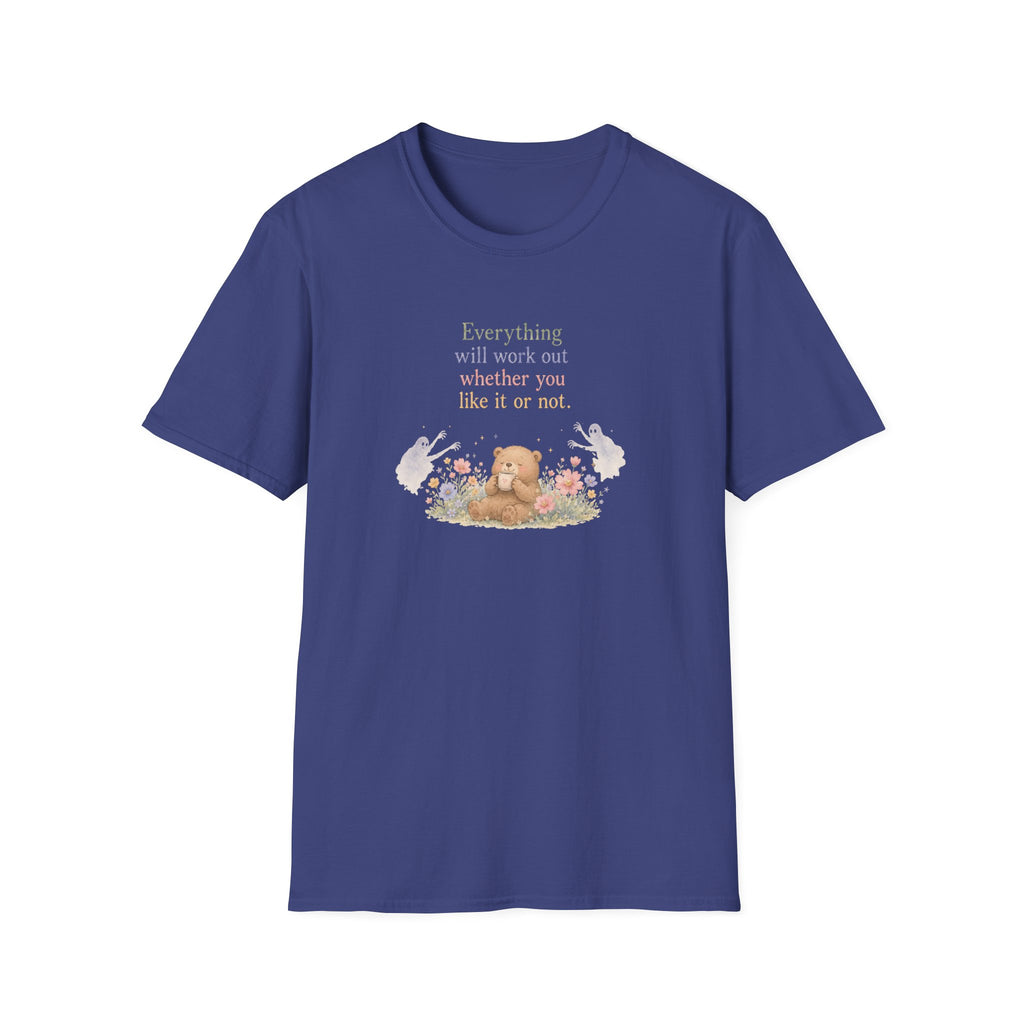 Everything will be ok whether you like it or not coffee themed T-Shirt