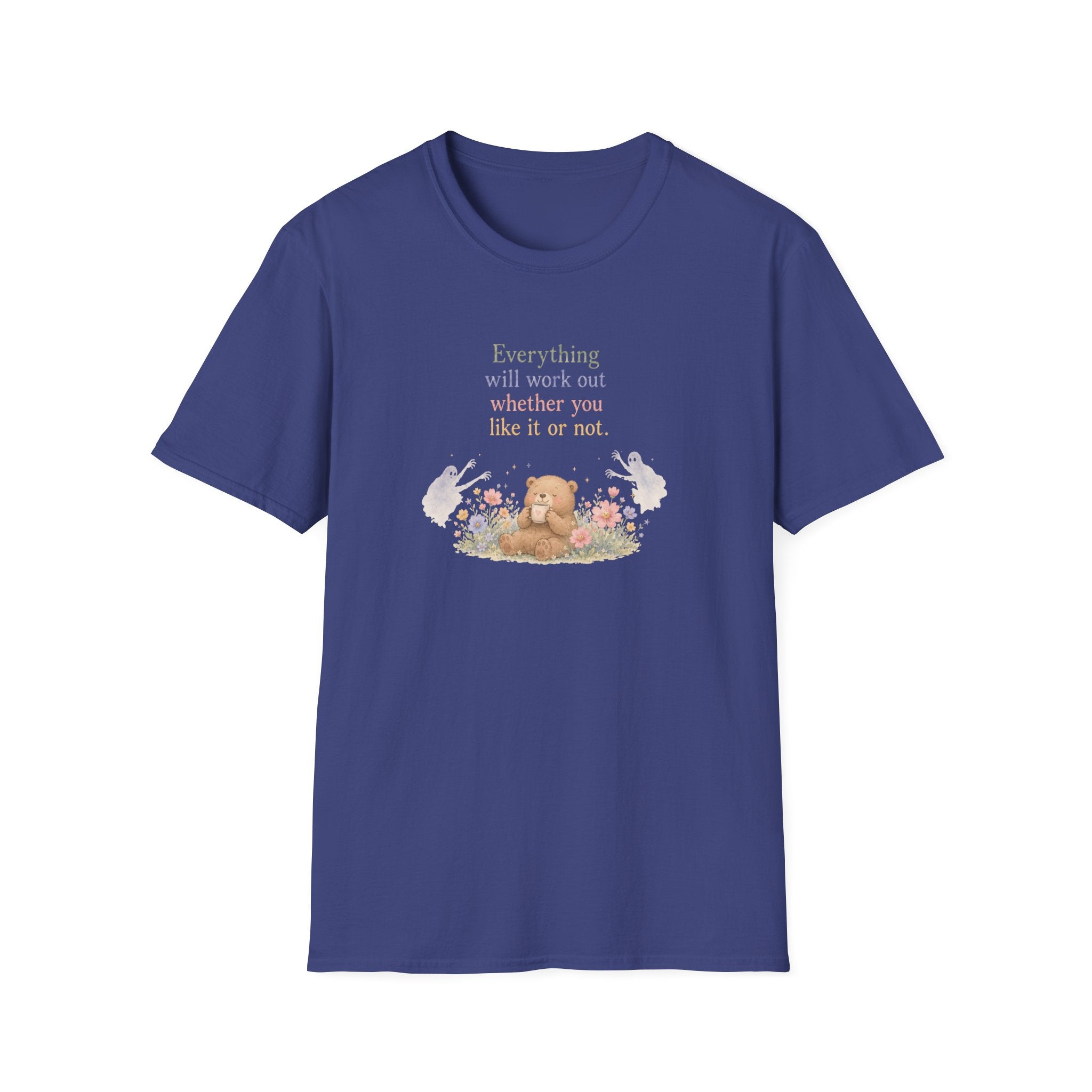 Everything will be ok whether you like it or not coffee themed T-Shirt