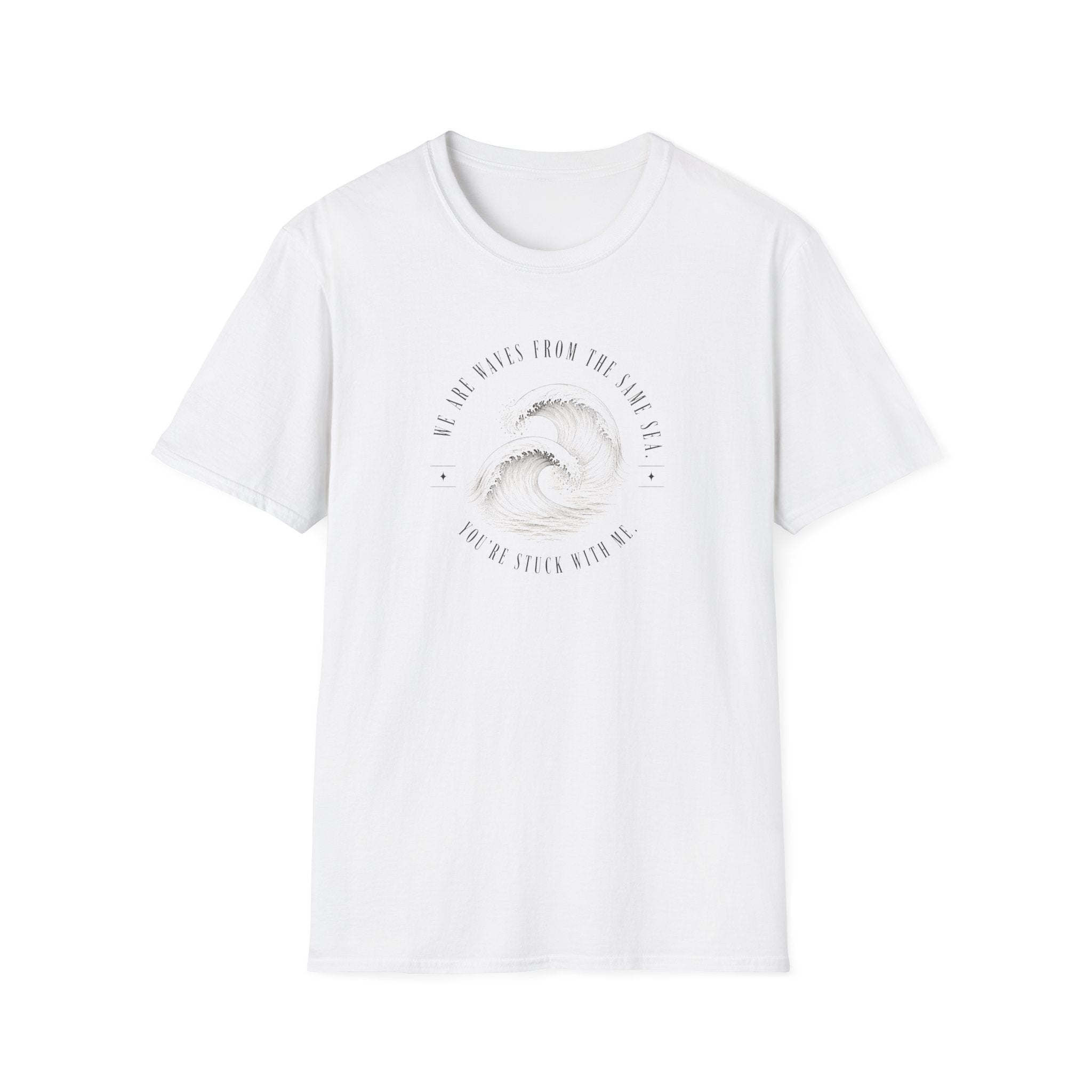 We are waves from the same sea retro surf T-Shirt