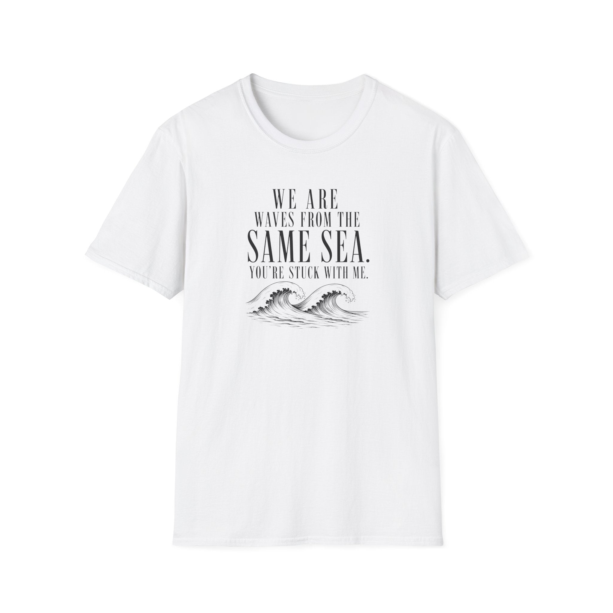 We are waves from the same sea minimalist ocean T-Shirt