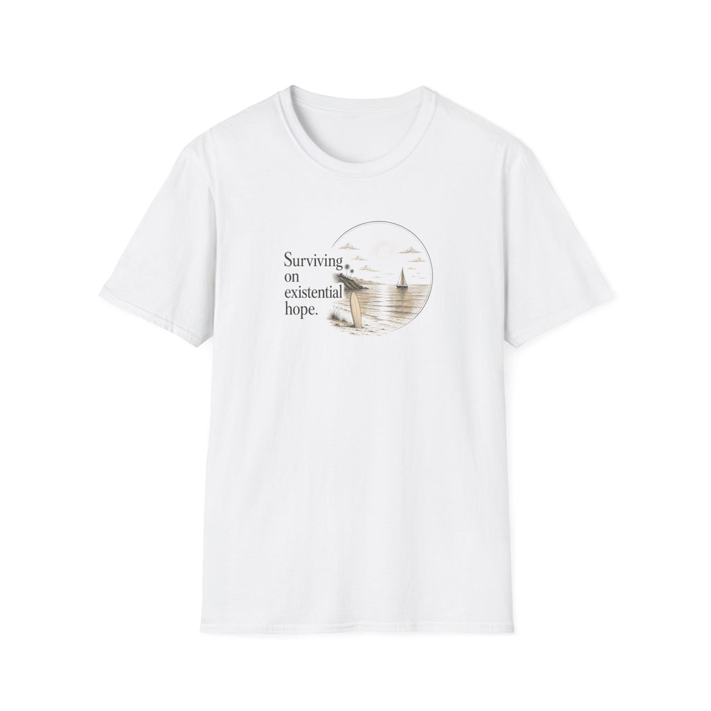 Surviving on Existential Hope Retro Surf T-Shirt