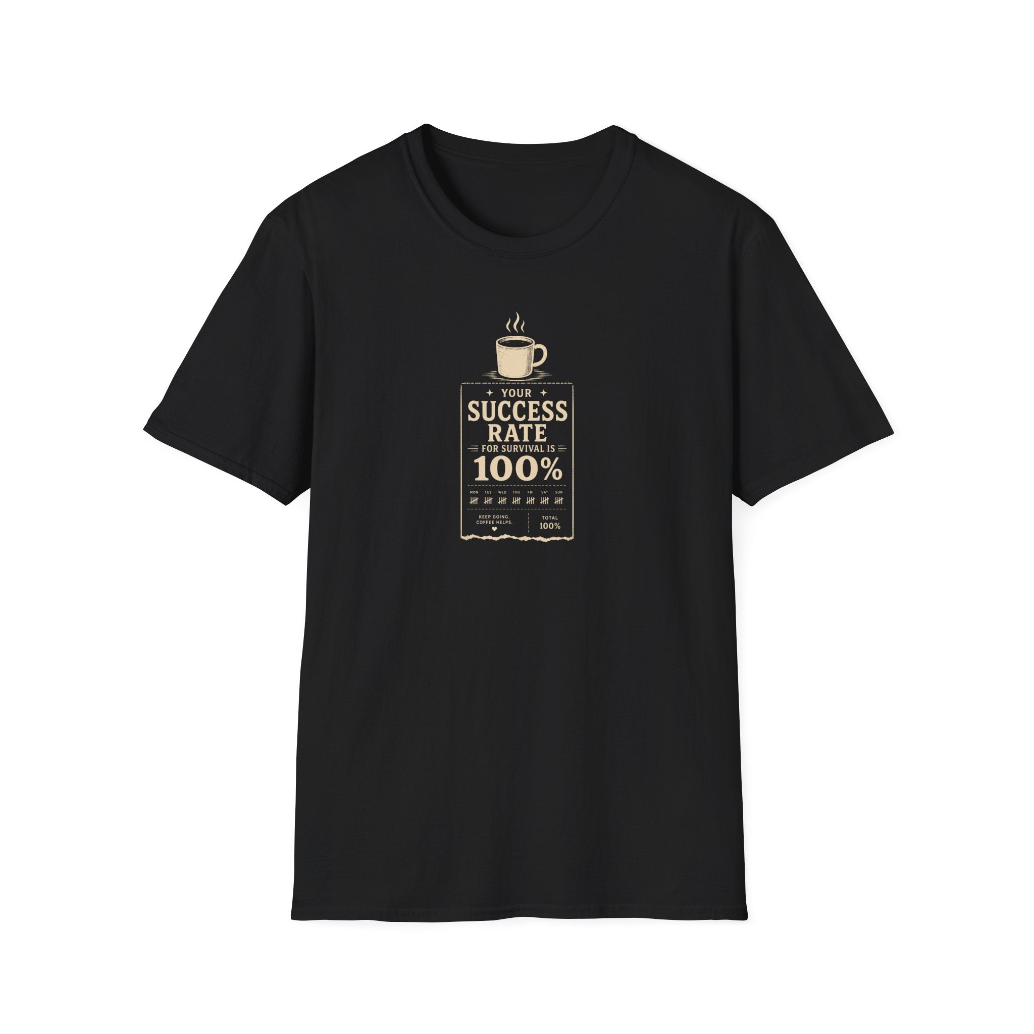 Your success rate is 100% retro coffee T-Shirt