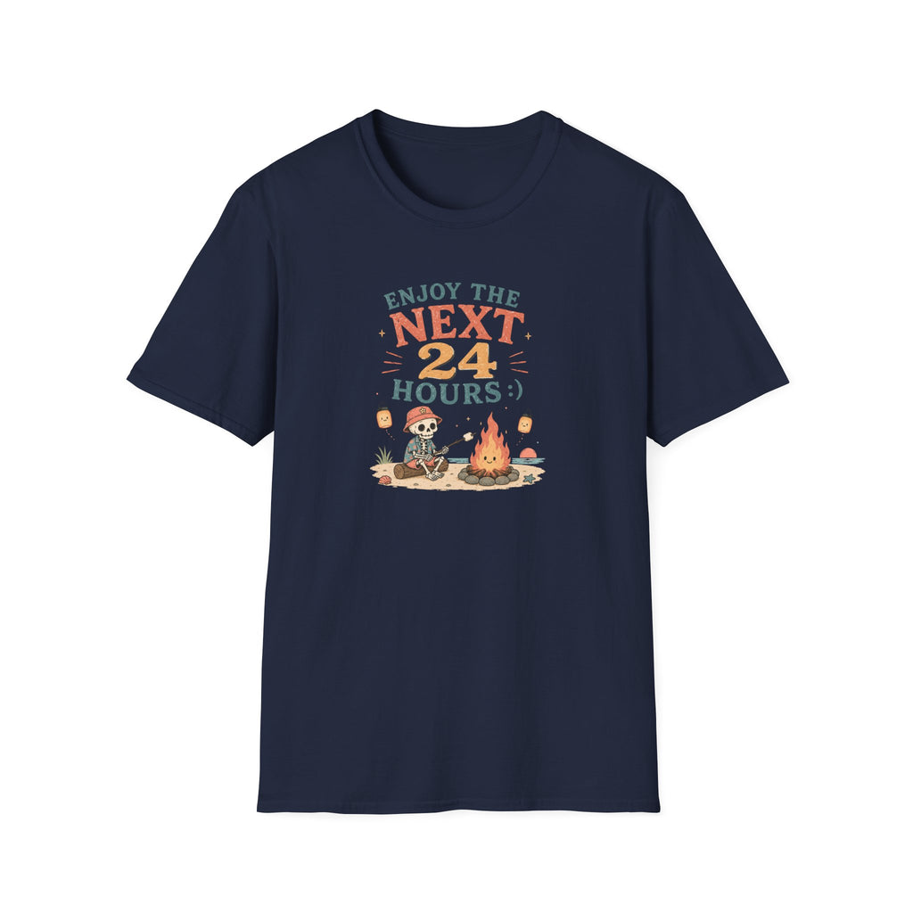 Enjoy the Next 24 Hours Beach Skeleton T-Shirt