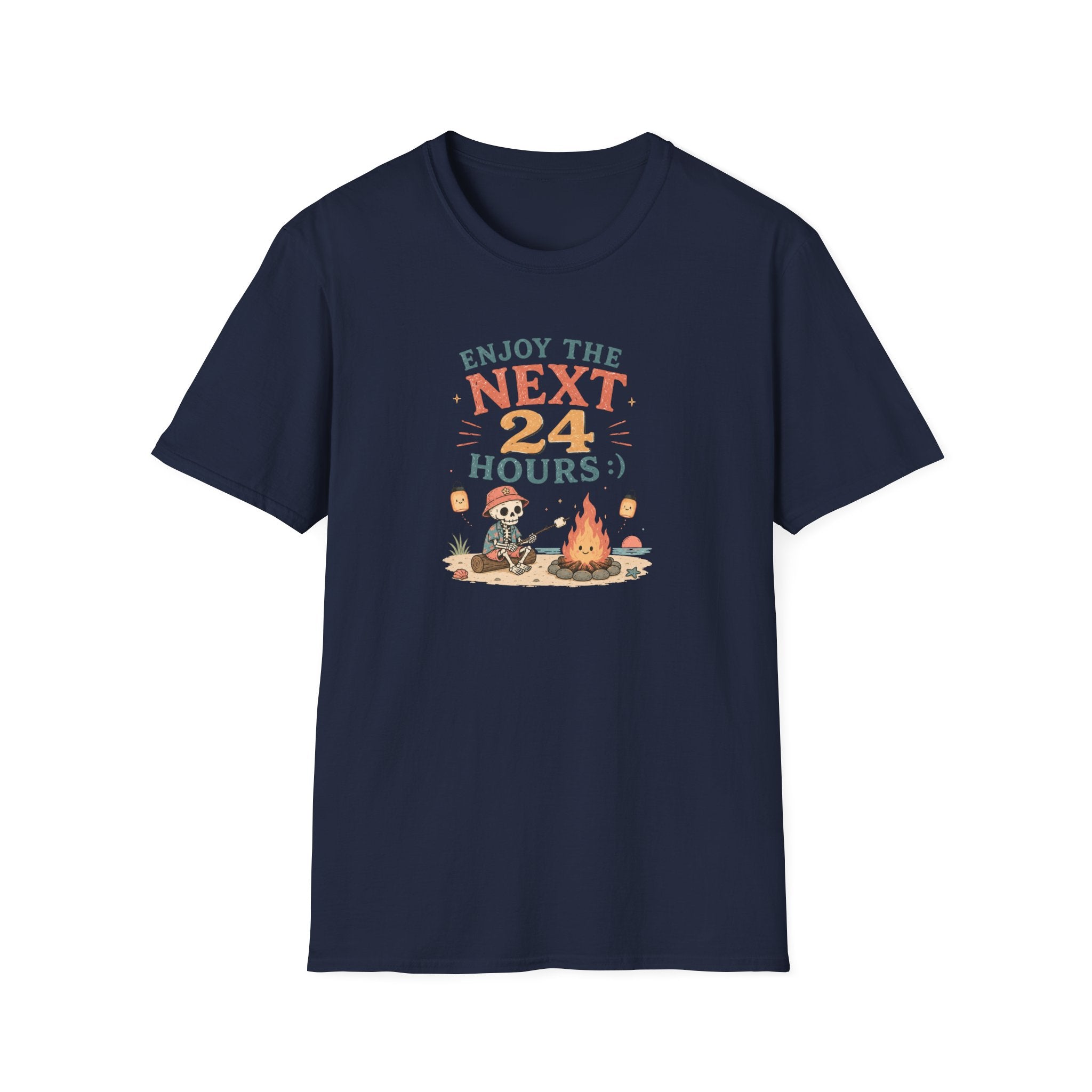 Enjoy the Next 24 Hours Beach Skeleton T-Shirt