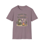 Enjoy the Next 24 Hours:) Skeleton Camping T-Shirt