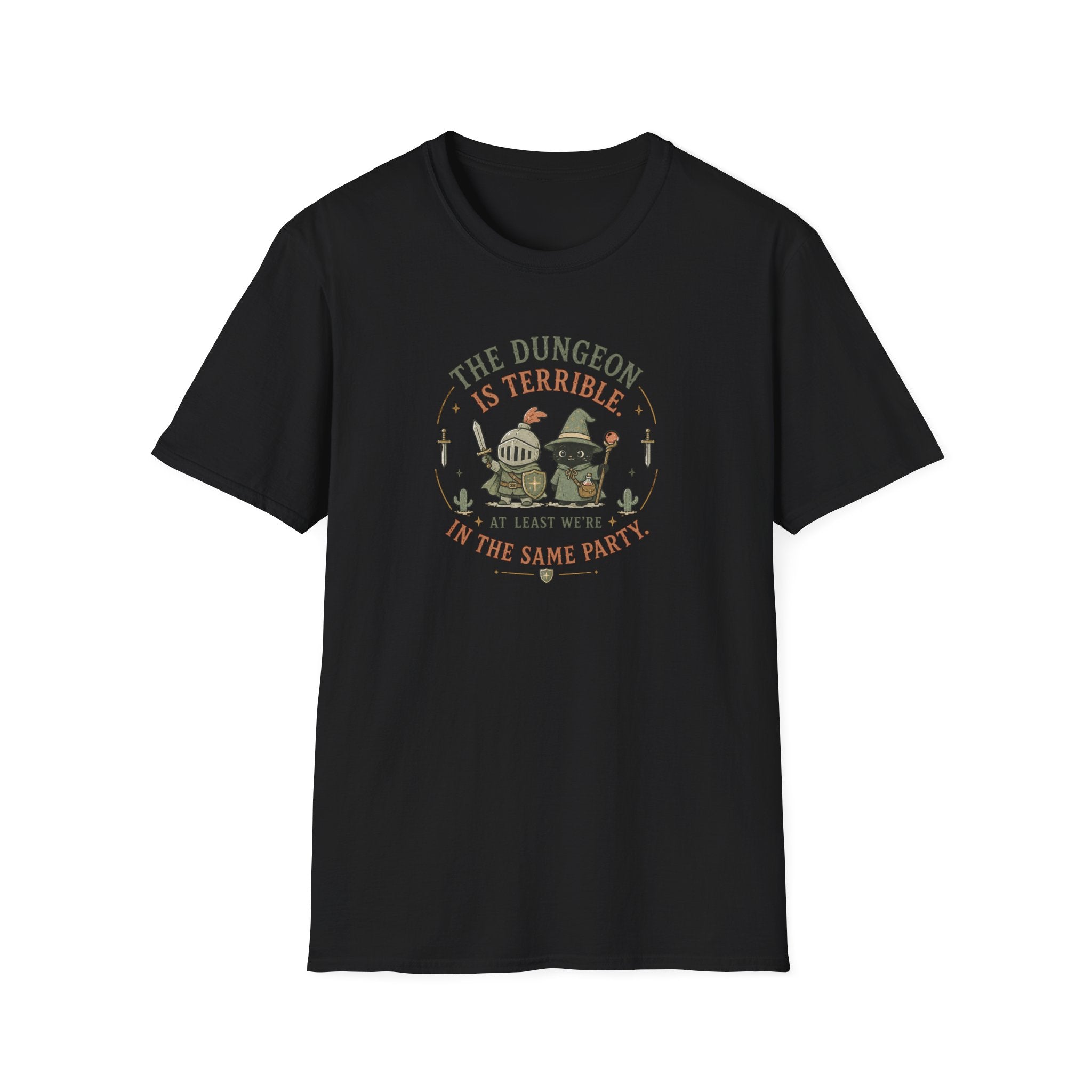 At Least We're in the Same Party RPG T-Shirt