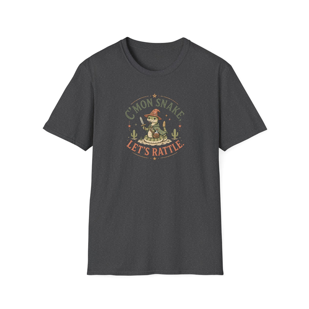 C'mon Snake Let's Rattle Gamer Snake T-Shirt