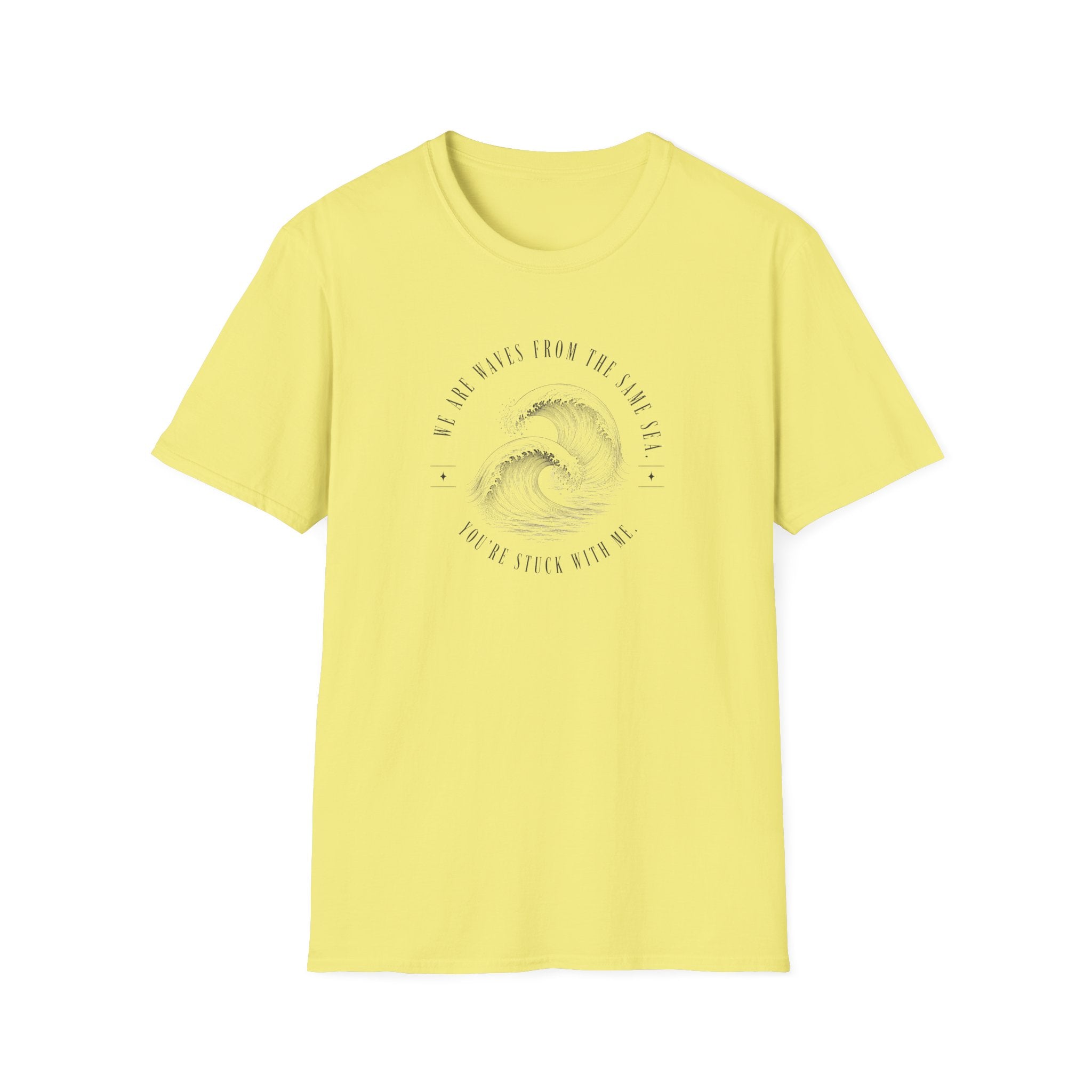 We are waves from the same sea retro surf T-Shirt