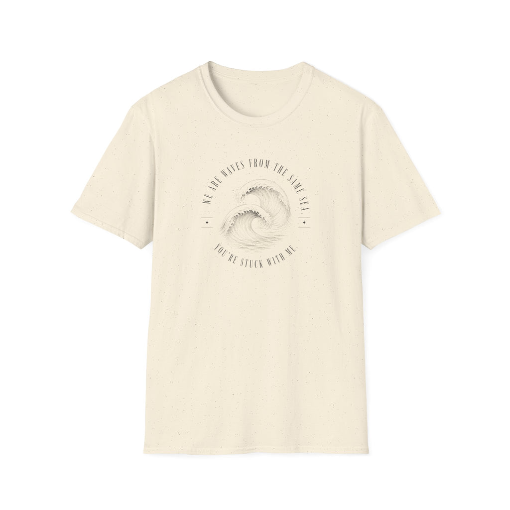 We are waves from the same sea retro surf T-Shirt
