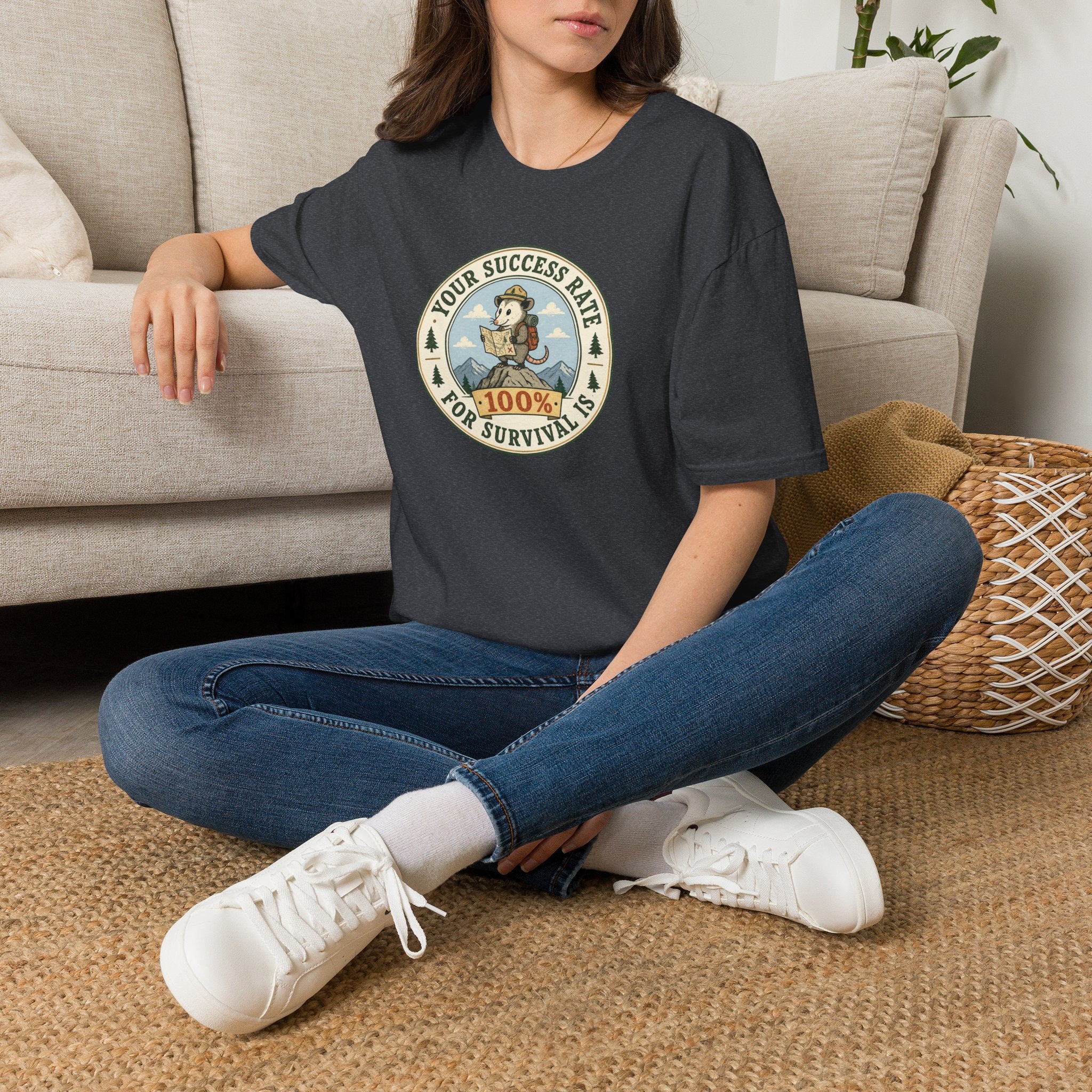 Your survival rate is 100% hiking T-Shirt