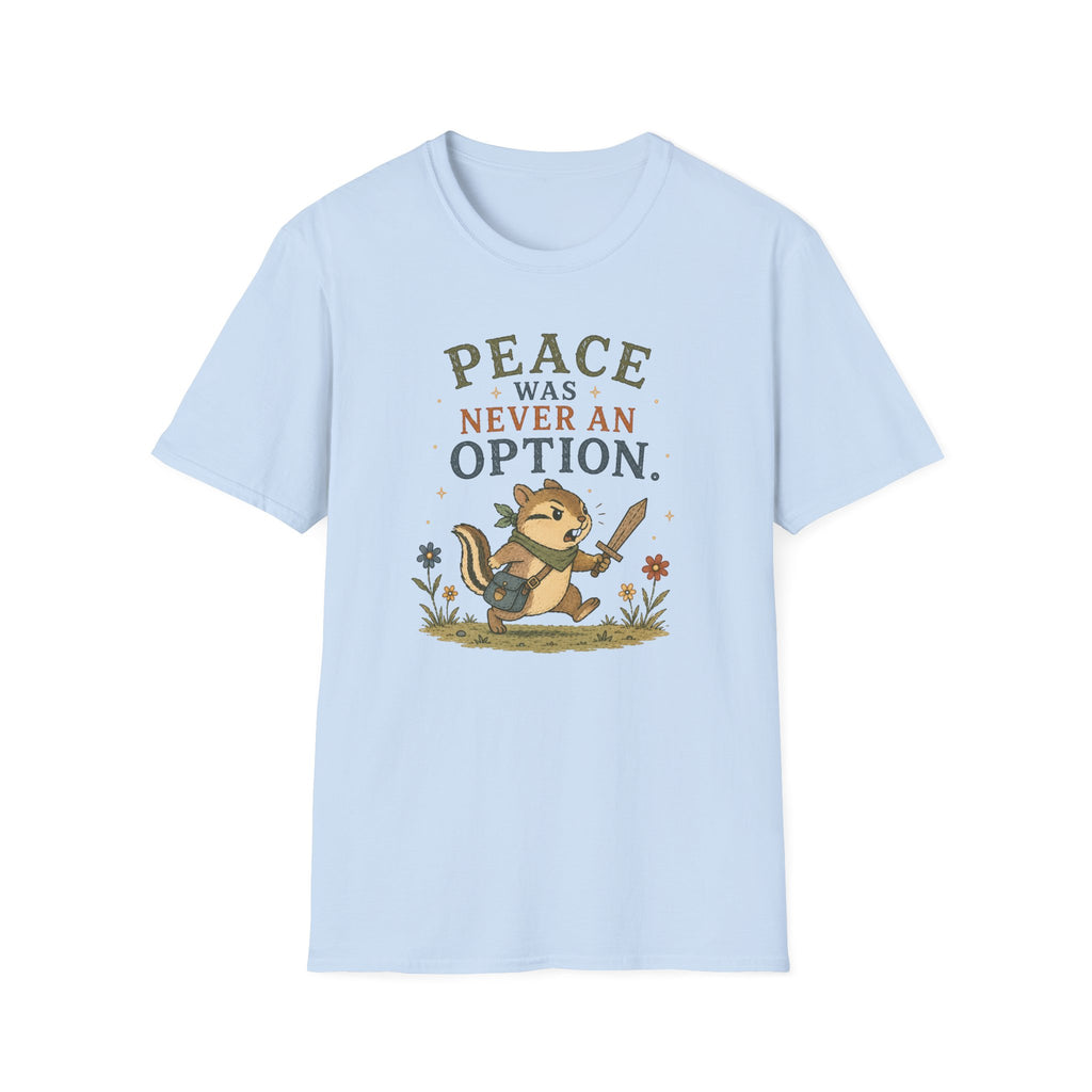 Peace was Never an Option Anime Inspired T-Shirt