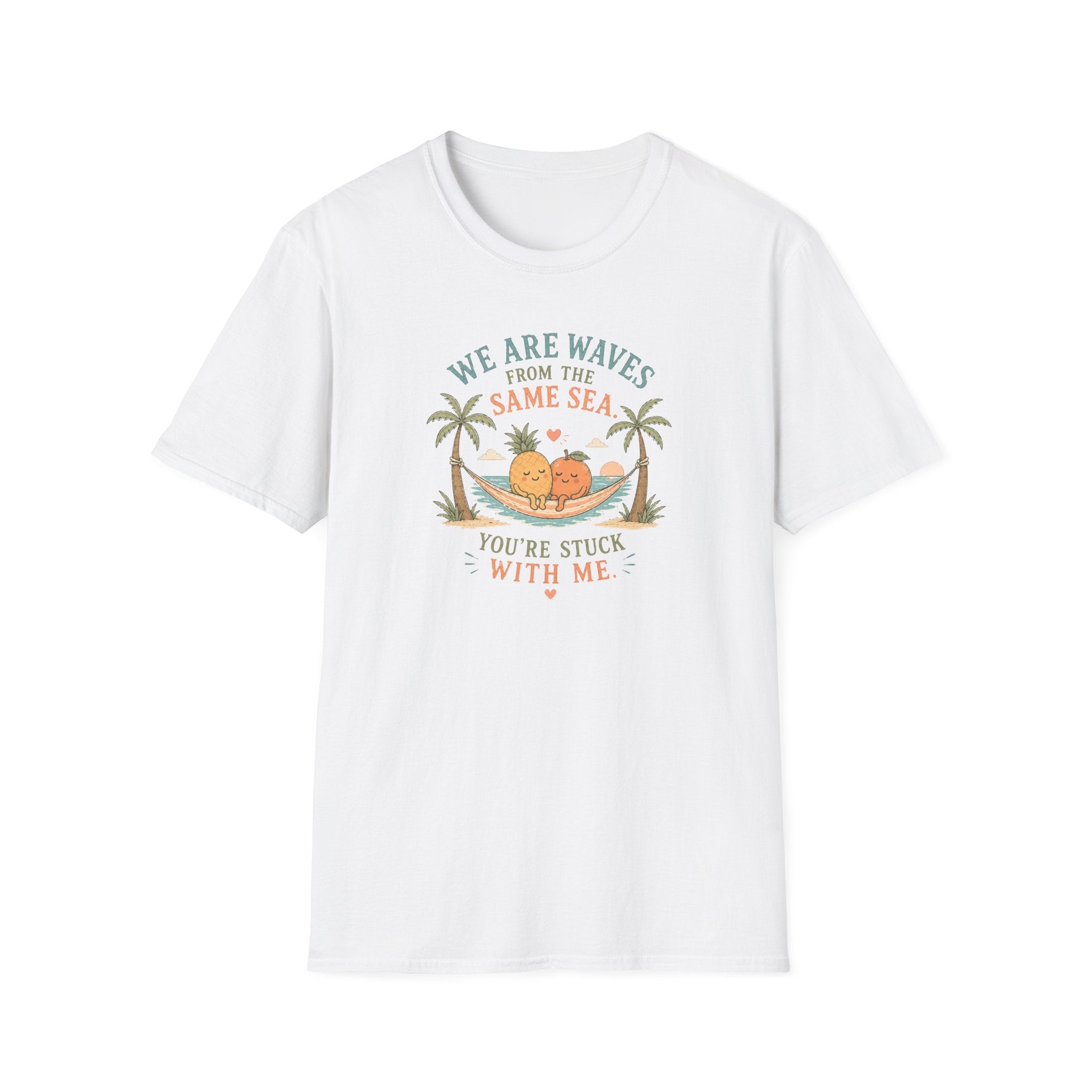 We are Waves from the Same Sea  Beach Hammock T-Shirt