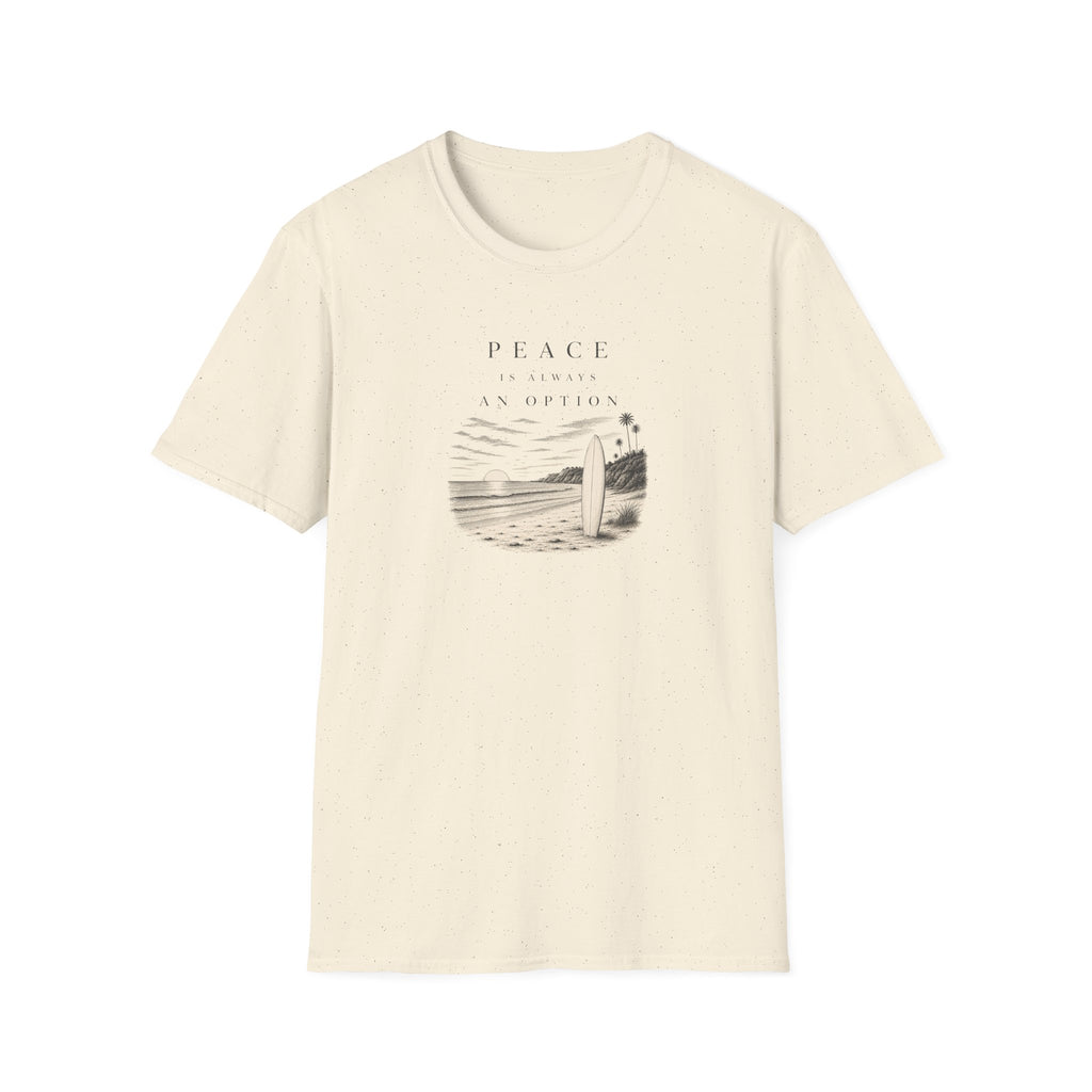 Peace is Always an Option Retro Surf T-Shirt