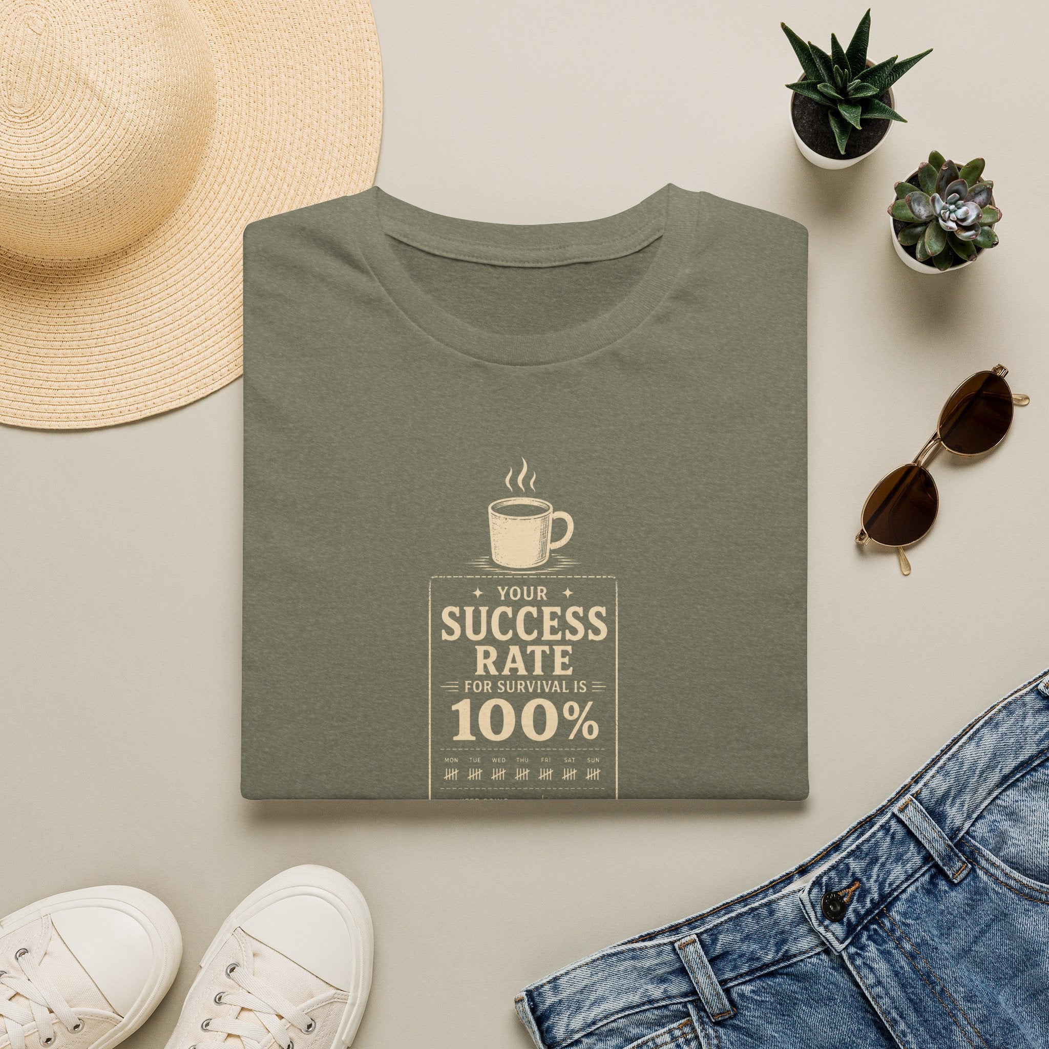 Your success rate is 100% retro coffee T-Shirt