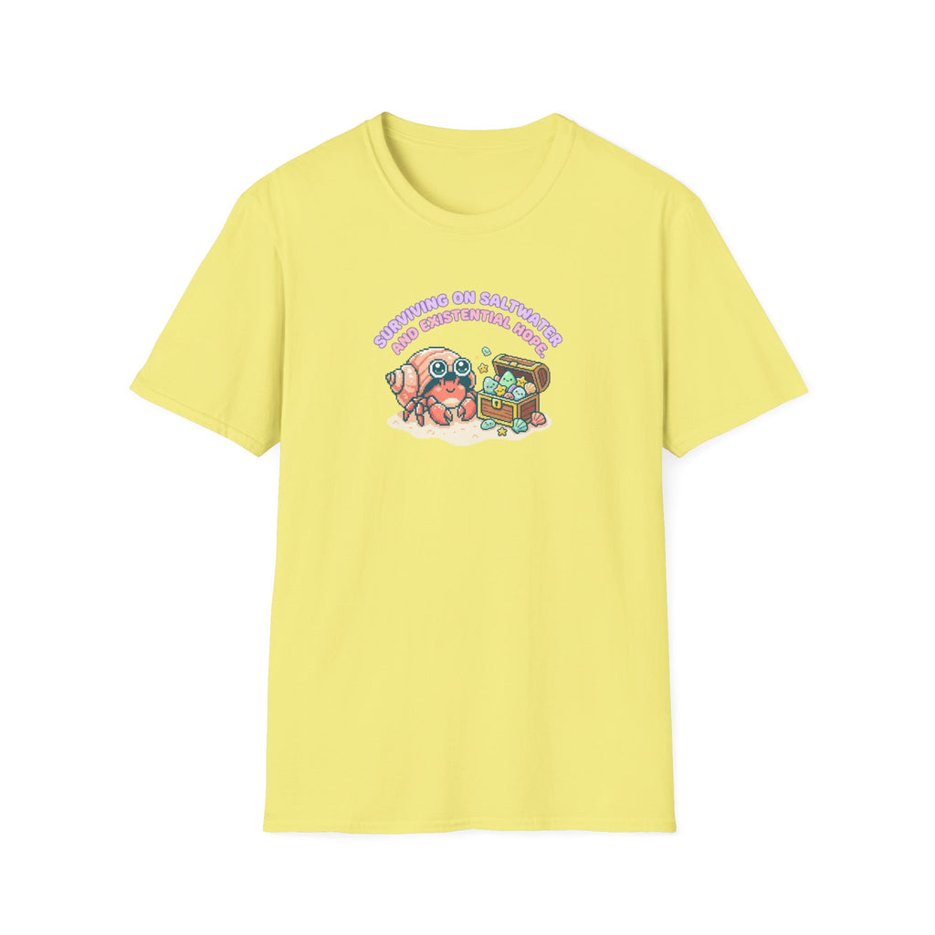Surviving on Saltwater and Hope Crab T-Shirt
