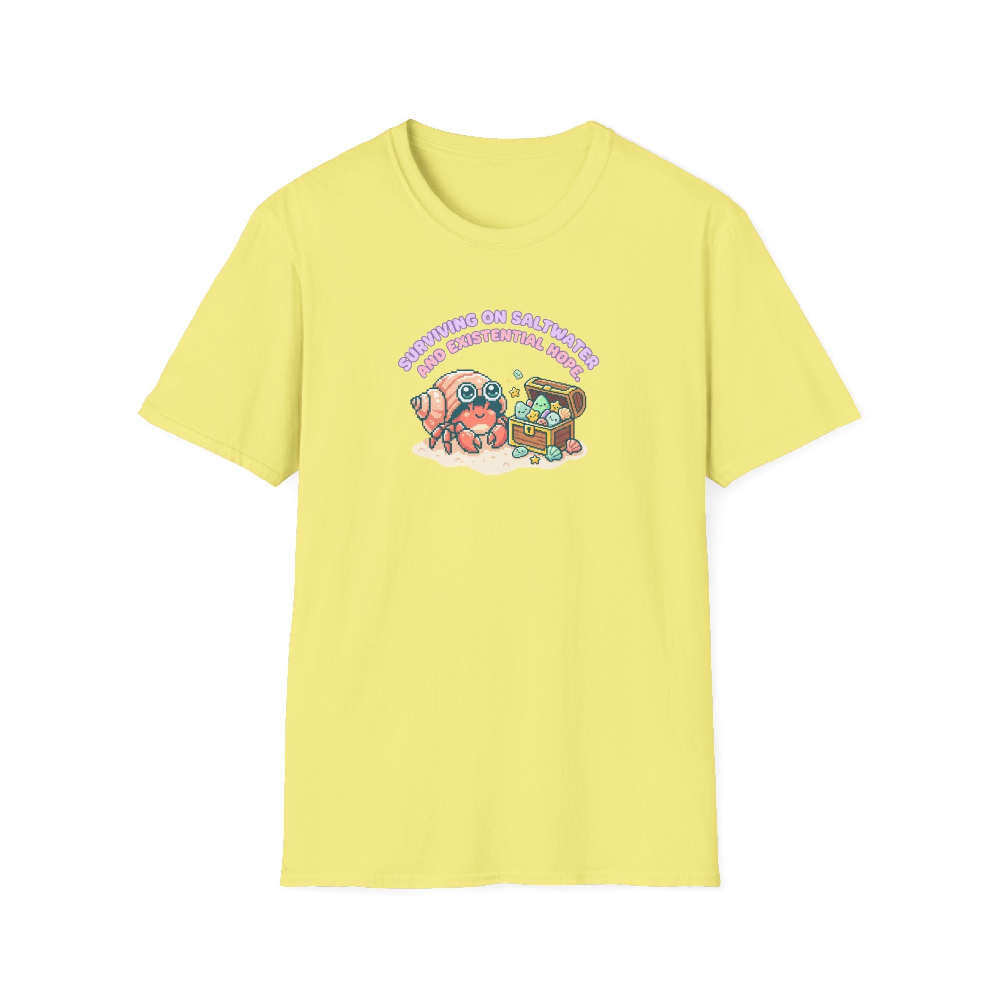 Surviving on Saltwater and Hope Crab T-Shirt