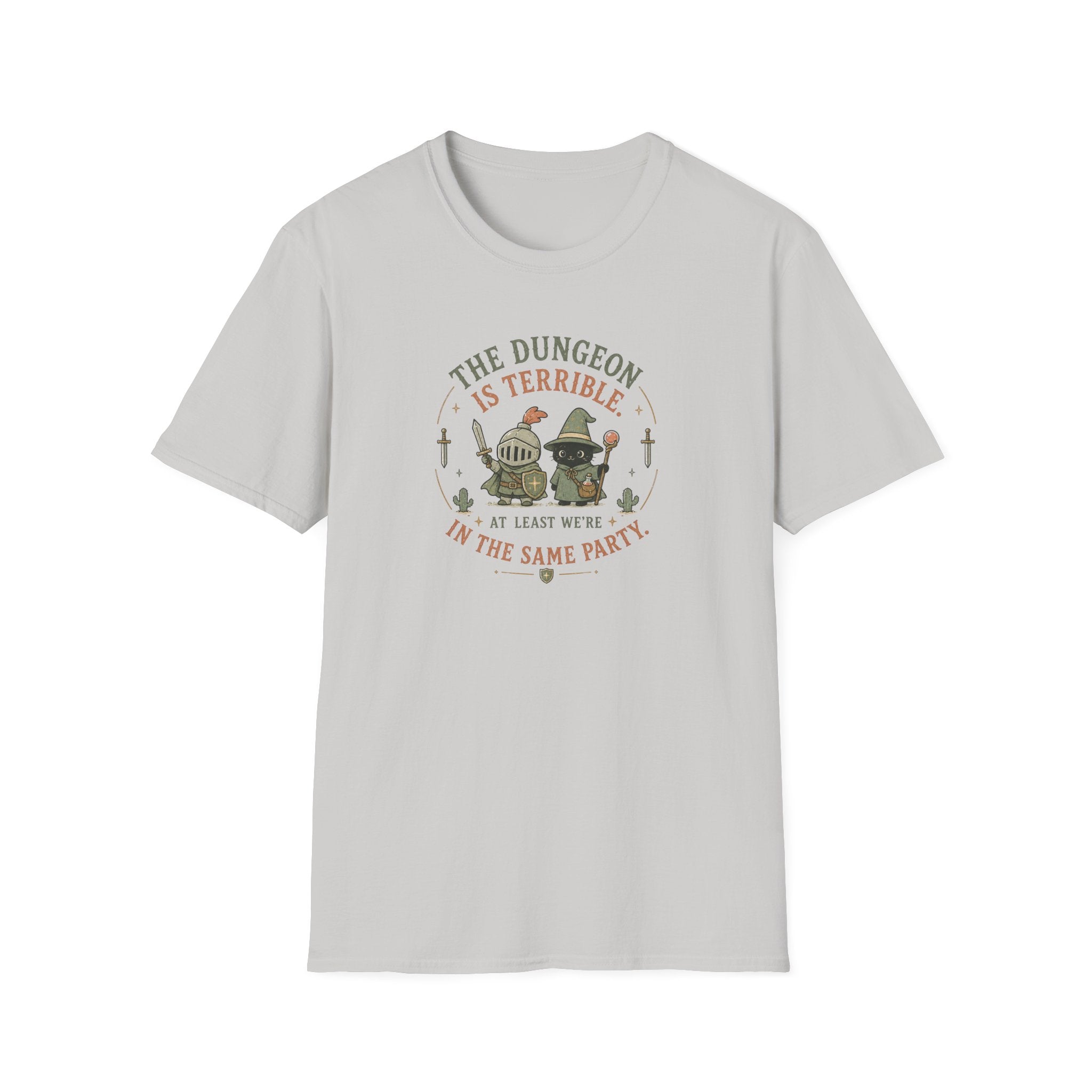 At Least We're in the Same Party RPG T-Shirt