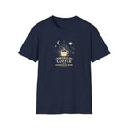 Powered by coffee and hope retro latte T-Shirt