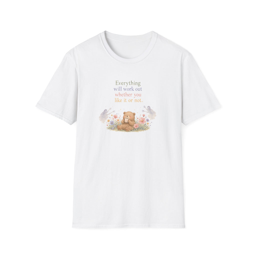 Everything will be ok whether you like it or not coffee themed T-Shirt