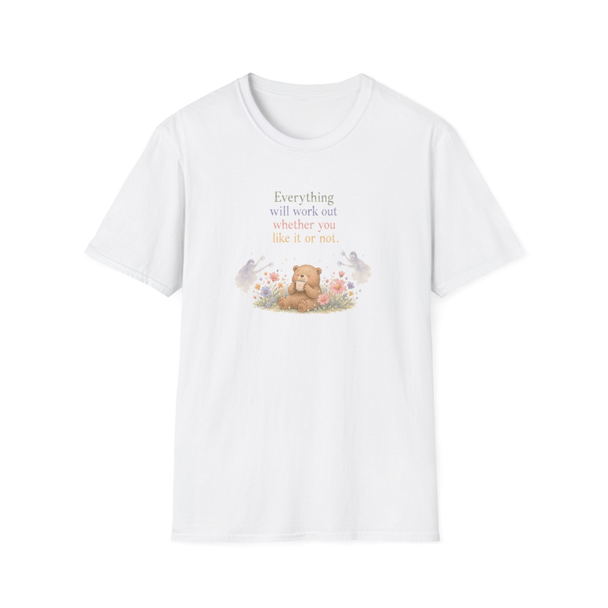 Everything will be ok whether you like it or not coffee themed T-Shirt