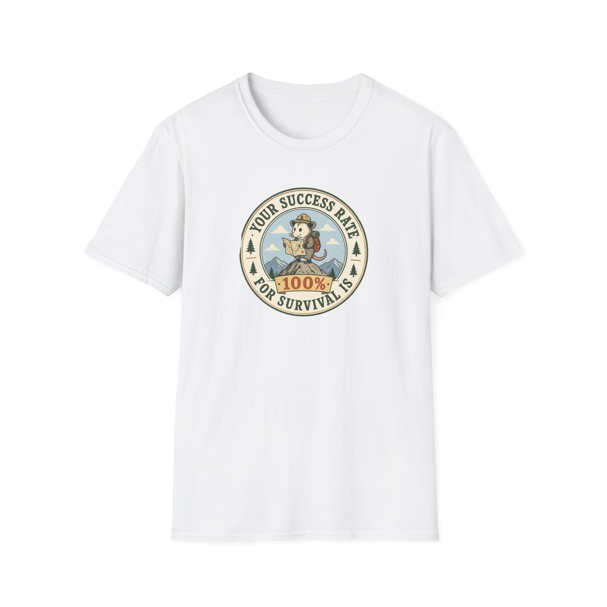 Your survival rate is 100% hiking T-Shirt