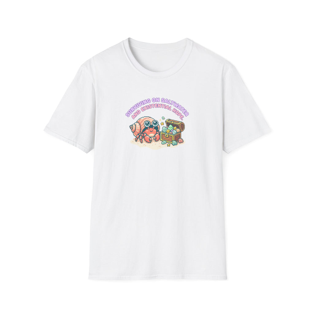 Surviving on Saltwater and Hope Crab T-Shirt