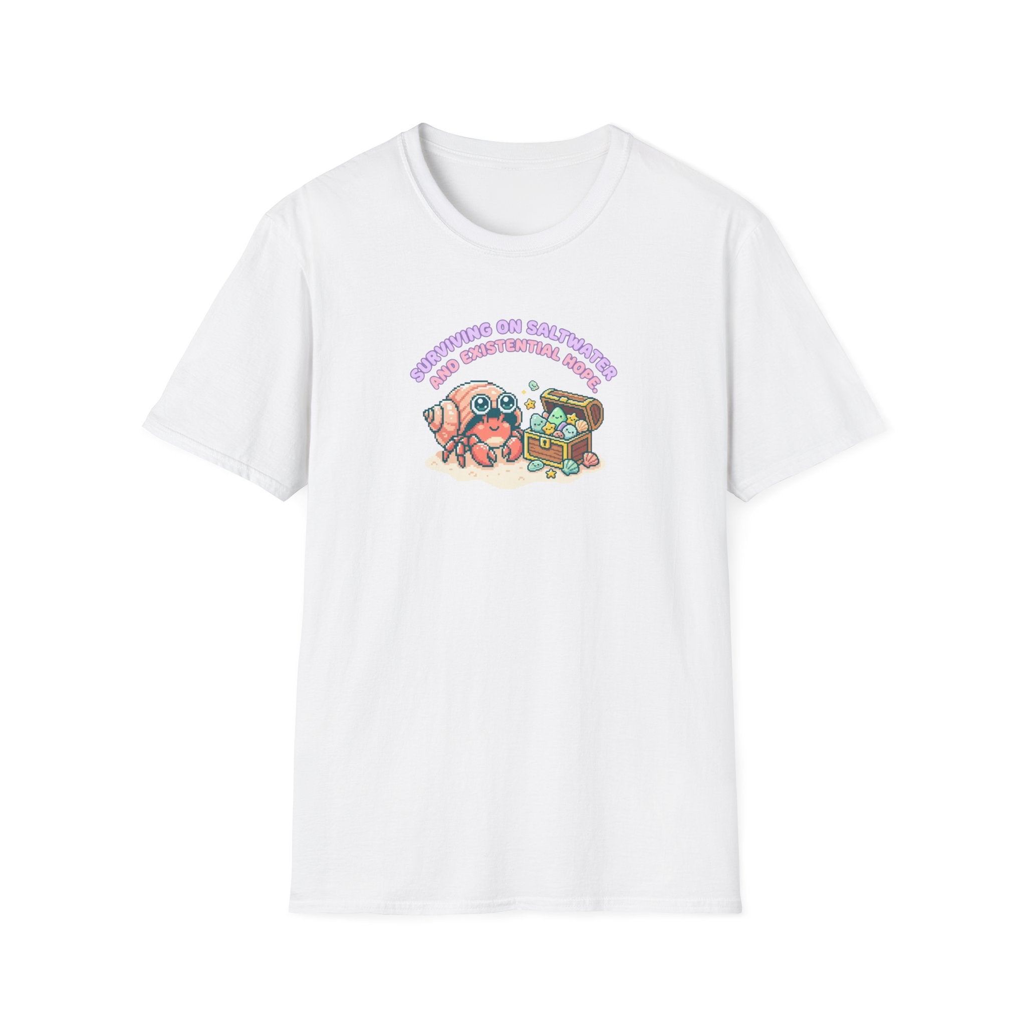 Surviving on Saltwater and Hope Crab T-Shirt