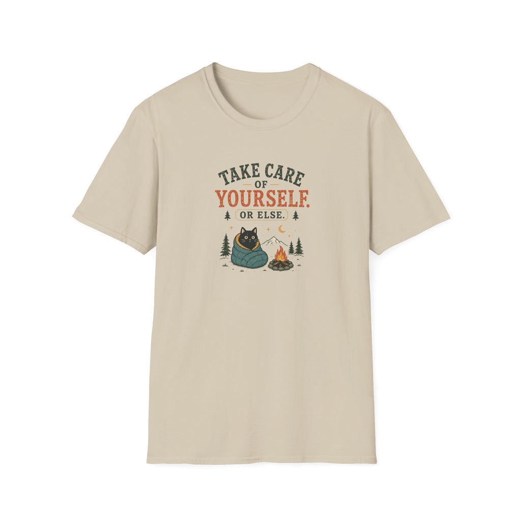 Take care of yourself camping cat T-Shirt