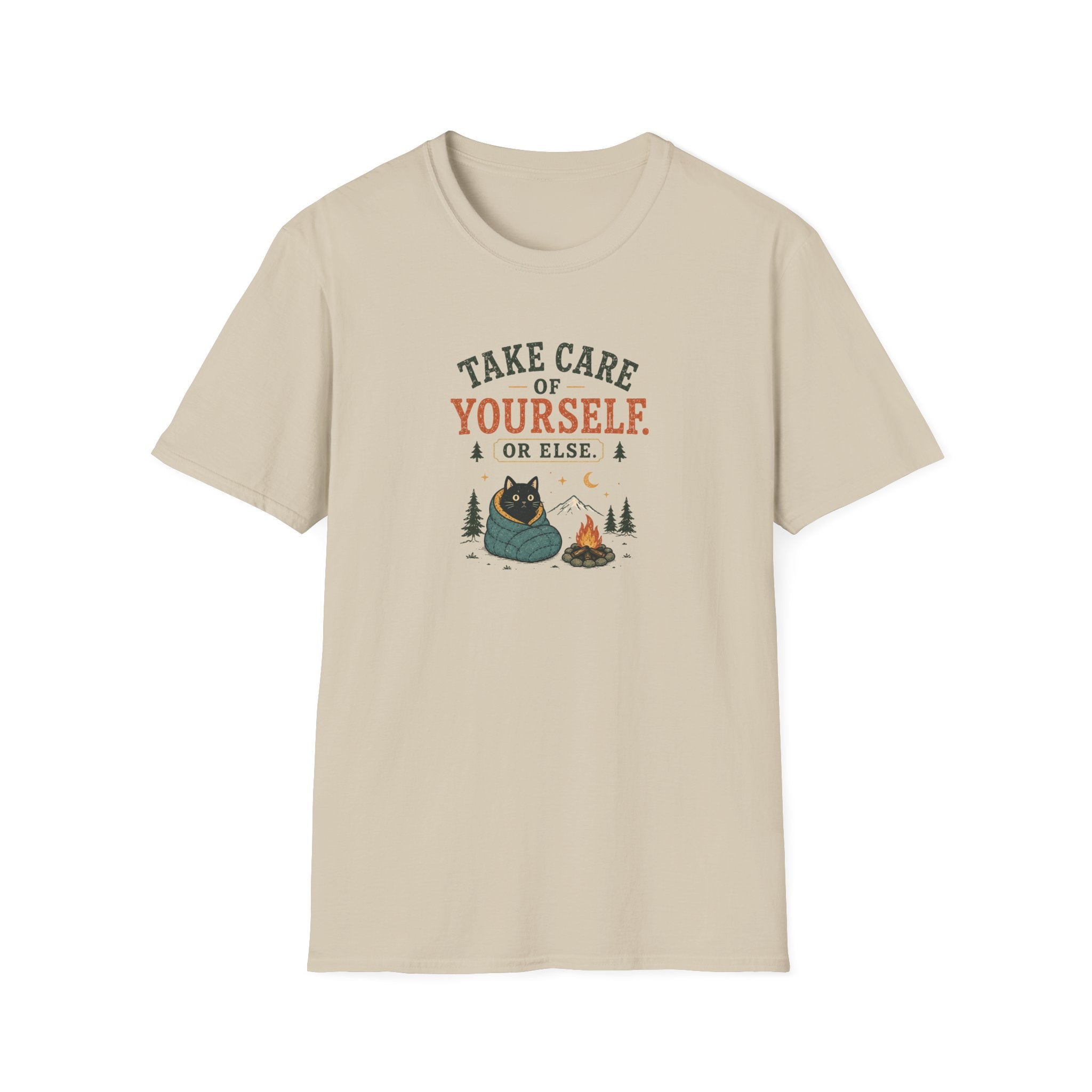 Take care of yourself camping cat T-Shirt