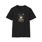 Powered by coffee and hope retro latte T-Shirt