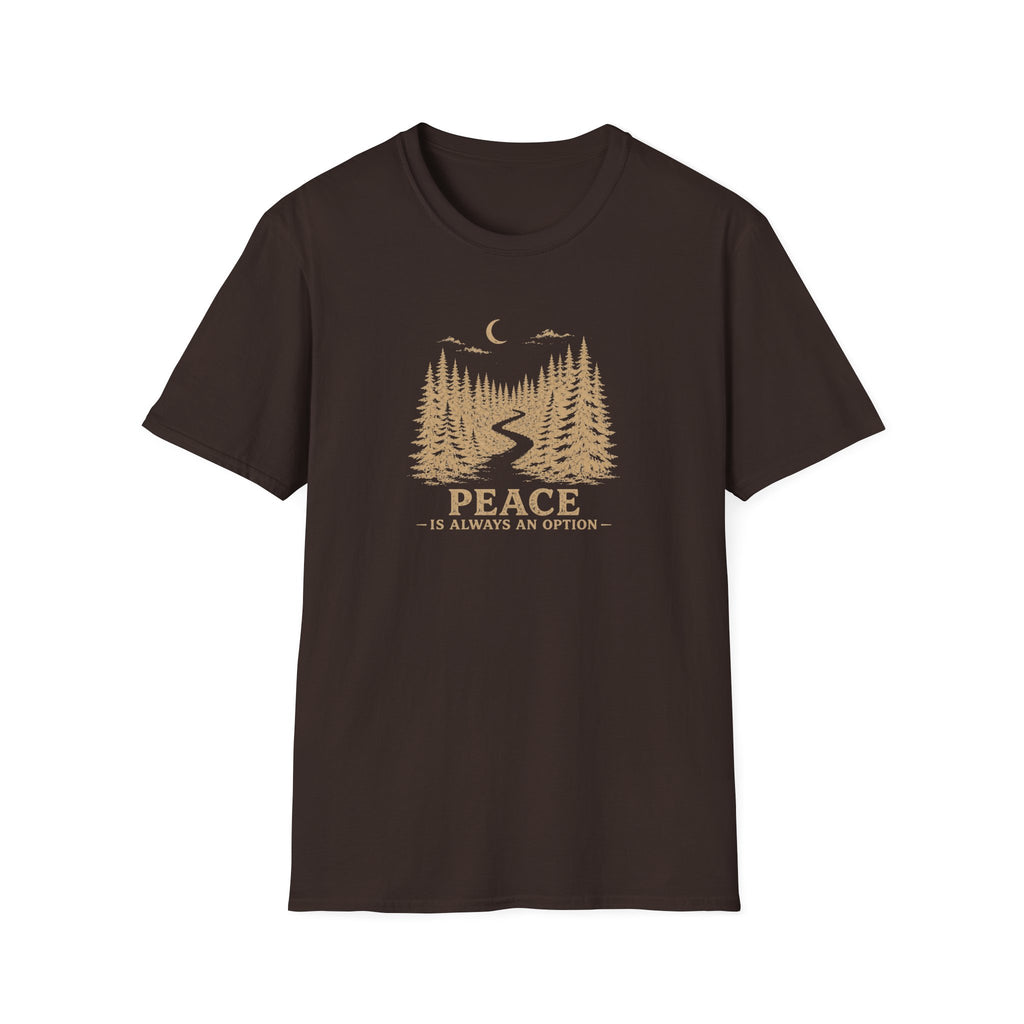 Peace is Always an Option Retro Outdoors T-Shirt