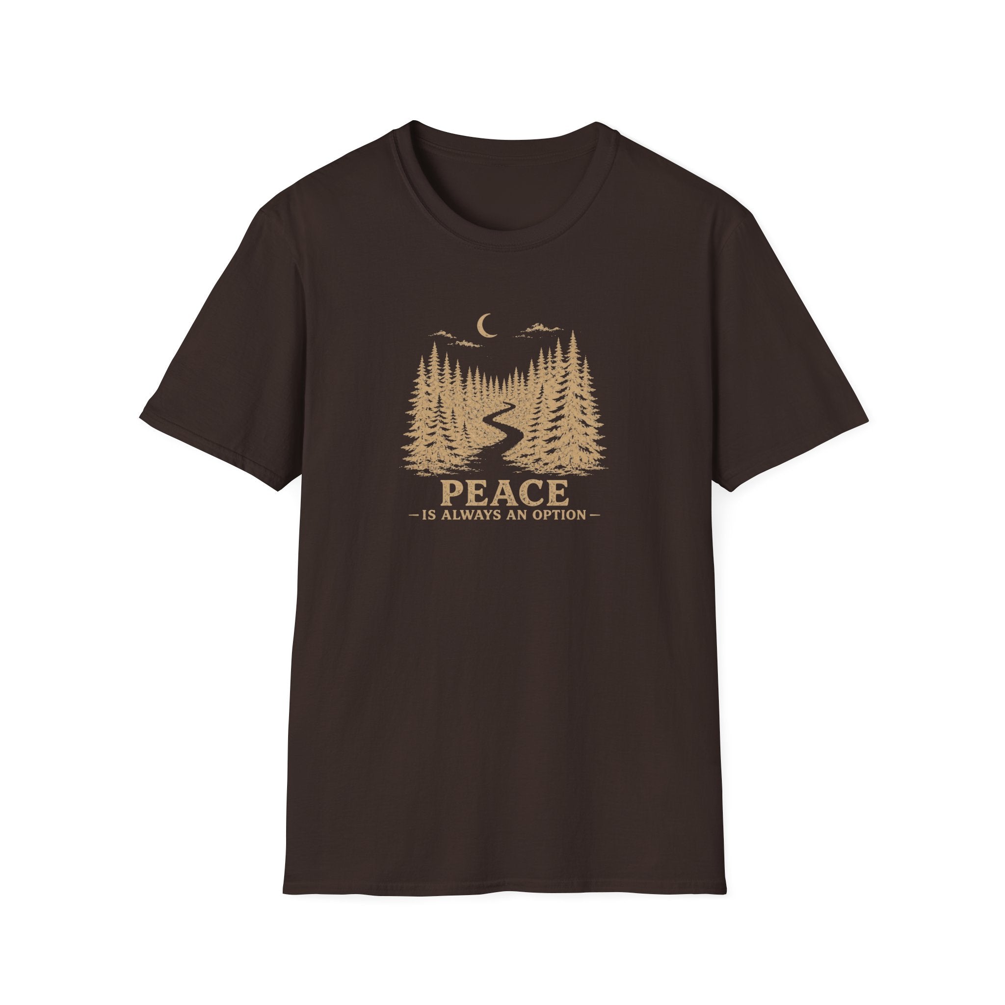 Peace is Always an Option Retro Outdoors T-Shirt