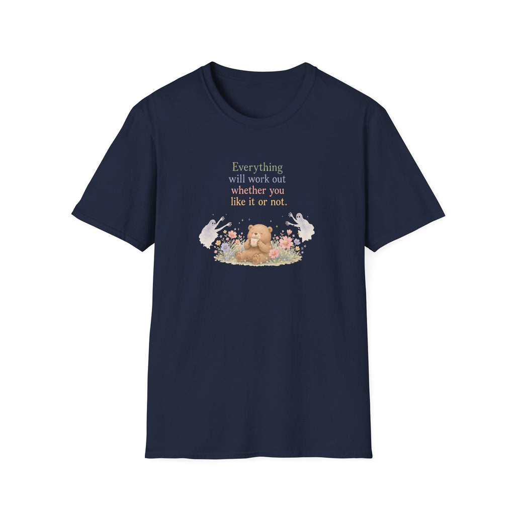 Everything will be ok whether you like it or not coffee themed T-Shirt