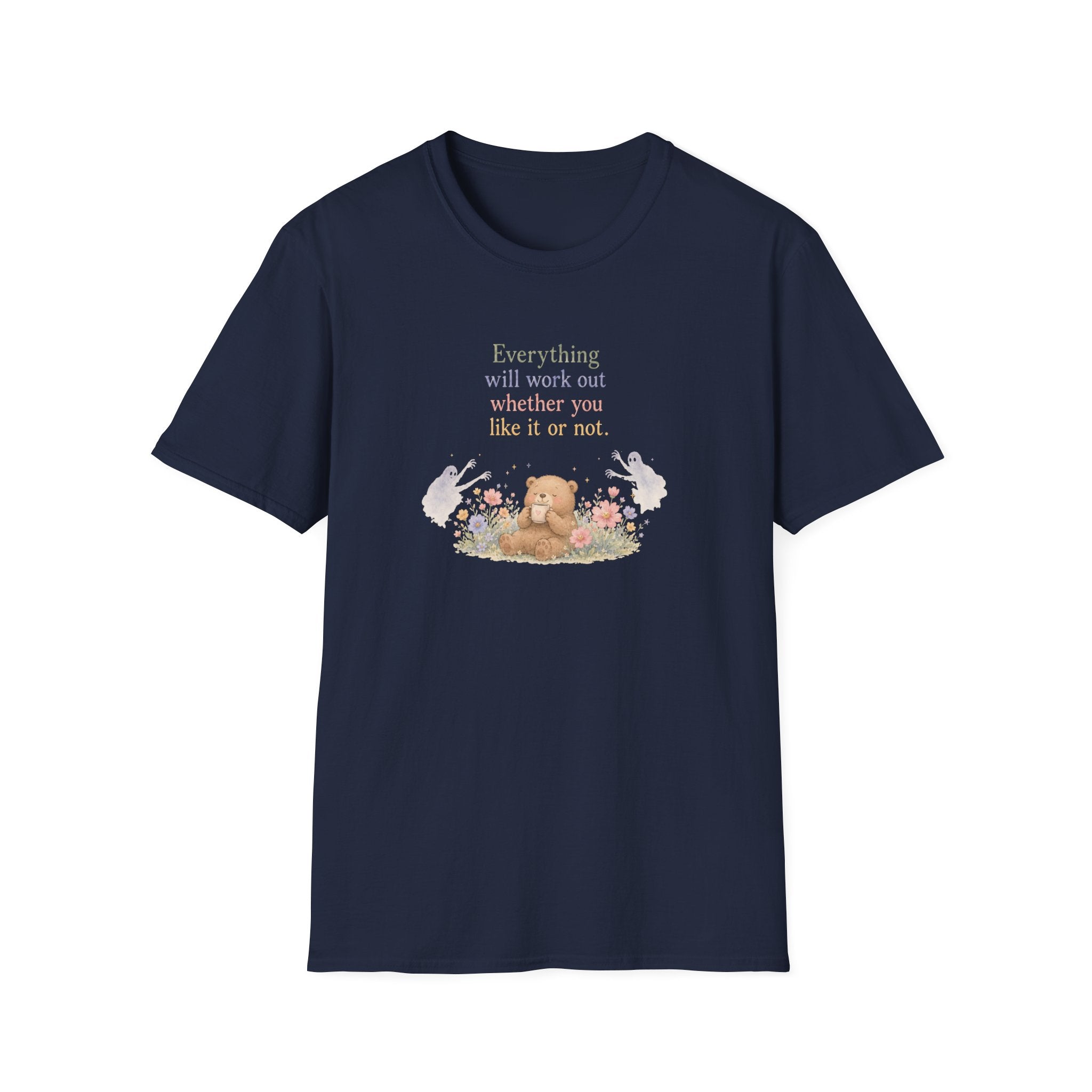 Everything will be ok whether you like it or not coffee themed T-Shirt