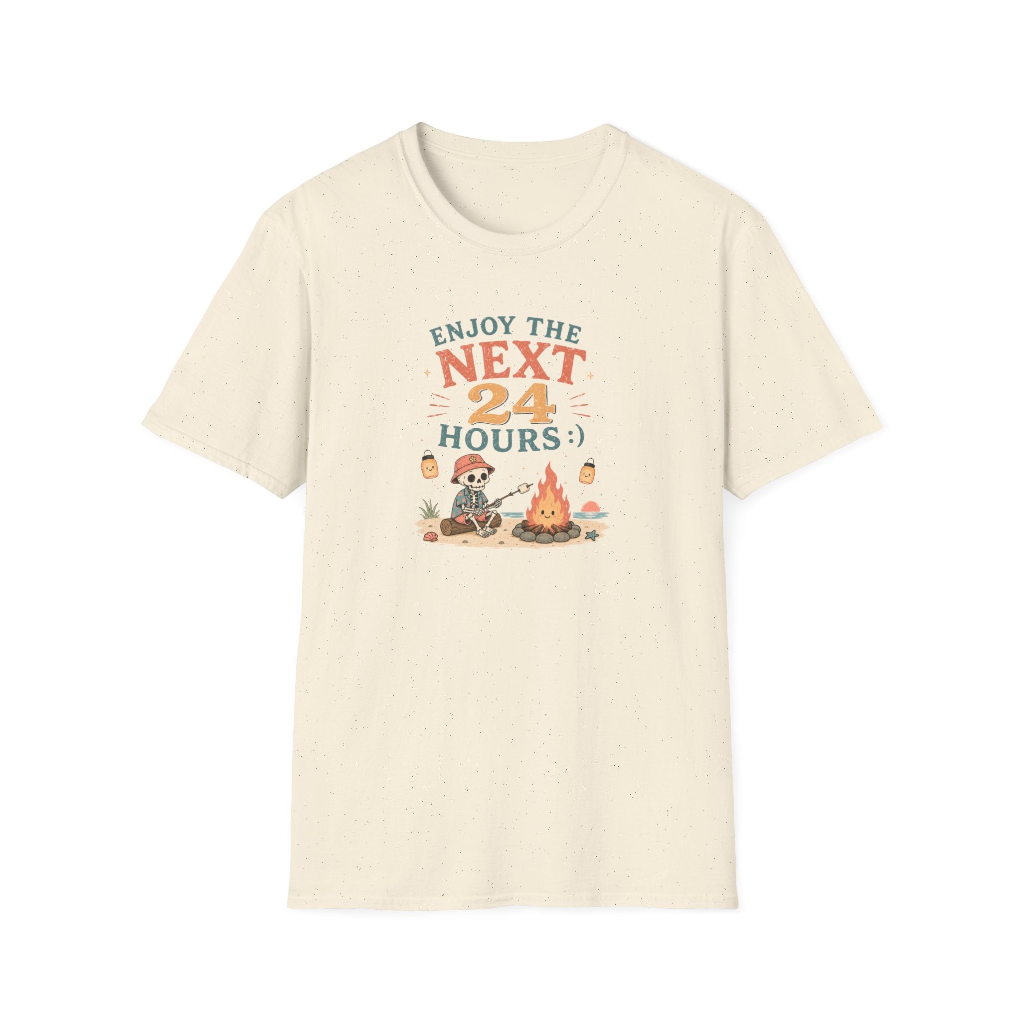 Enjoy the Next 24 Hours Beach Skeleton T-Shirt