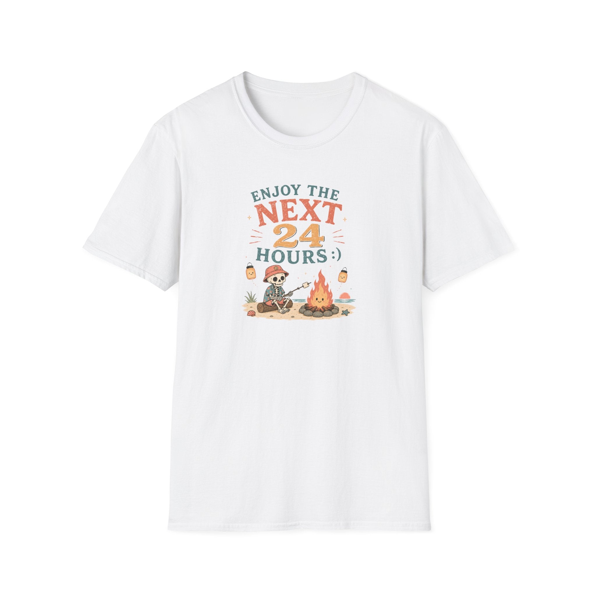 Enjoy the Next 24 Hours Beach Skeleton T-Shirt