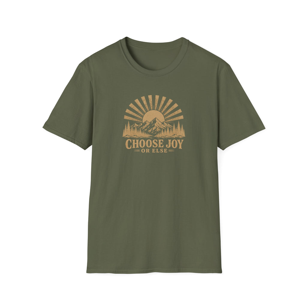 Choose Joy or Else Retro Outdoors T-Shirt