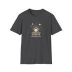 Powered by coffee and hope retro latte T-Shirt