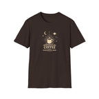 Powered by coffee and hope retro latte T-Shirt
