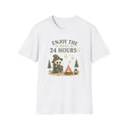 Enjoy the Next 24 Hours:) Skeleton Camping T-Shirt