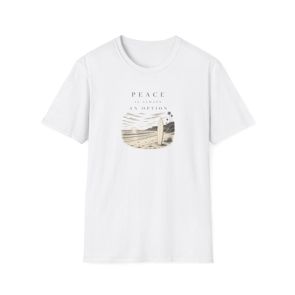 Peace is Always an Option Retro Surf T-Shirt