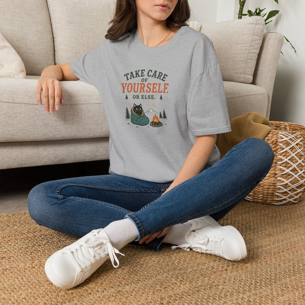 Take care of yourself camping cat T-Shirt