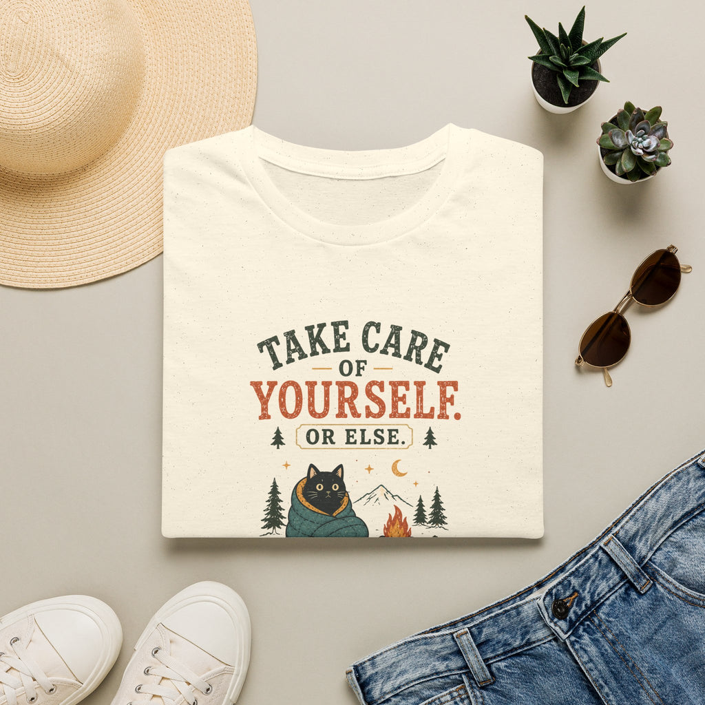 Take care of yourself camping cat T-Shirt
