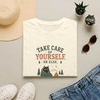 Take care of yourself camping cat T-Shirt