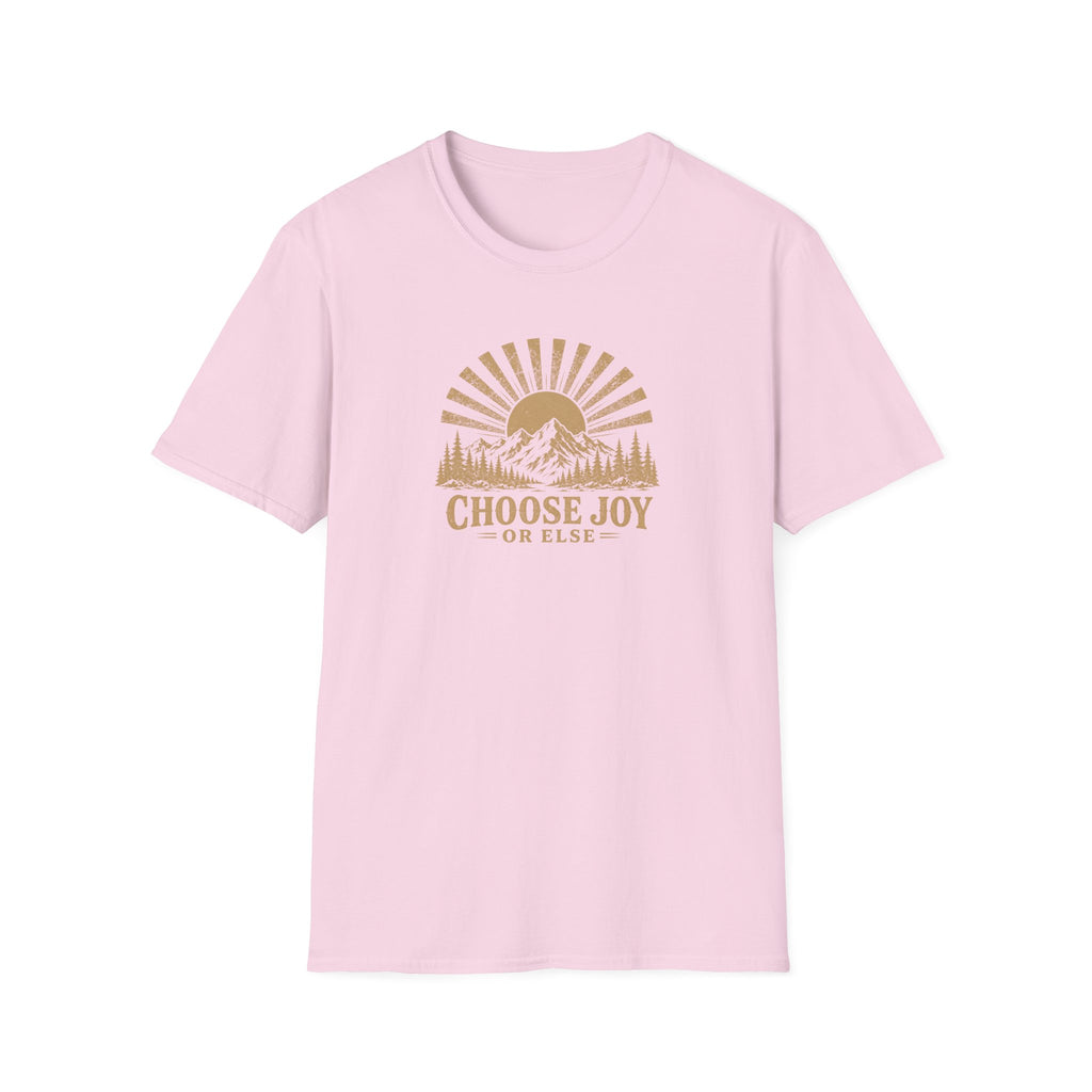 Choose Joy or Else Retro Outdoors T-Shirt