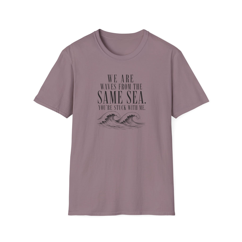 We are waves from the same sea minimalist ocean T-Shirt